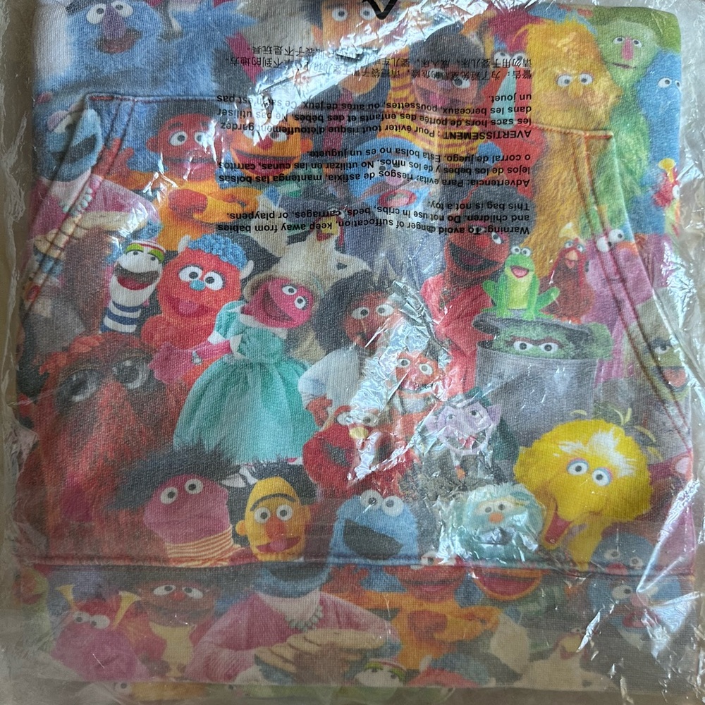 Kith Multicolor Character Hoodie Sesame Street collaboration